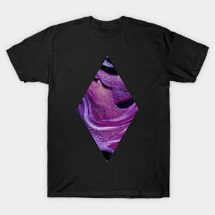 Minimalistic - Diamond Cosmic Purple T-Shirt